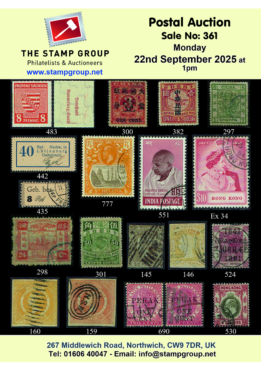 Postal Auction September 2025