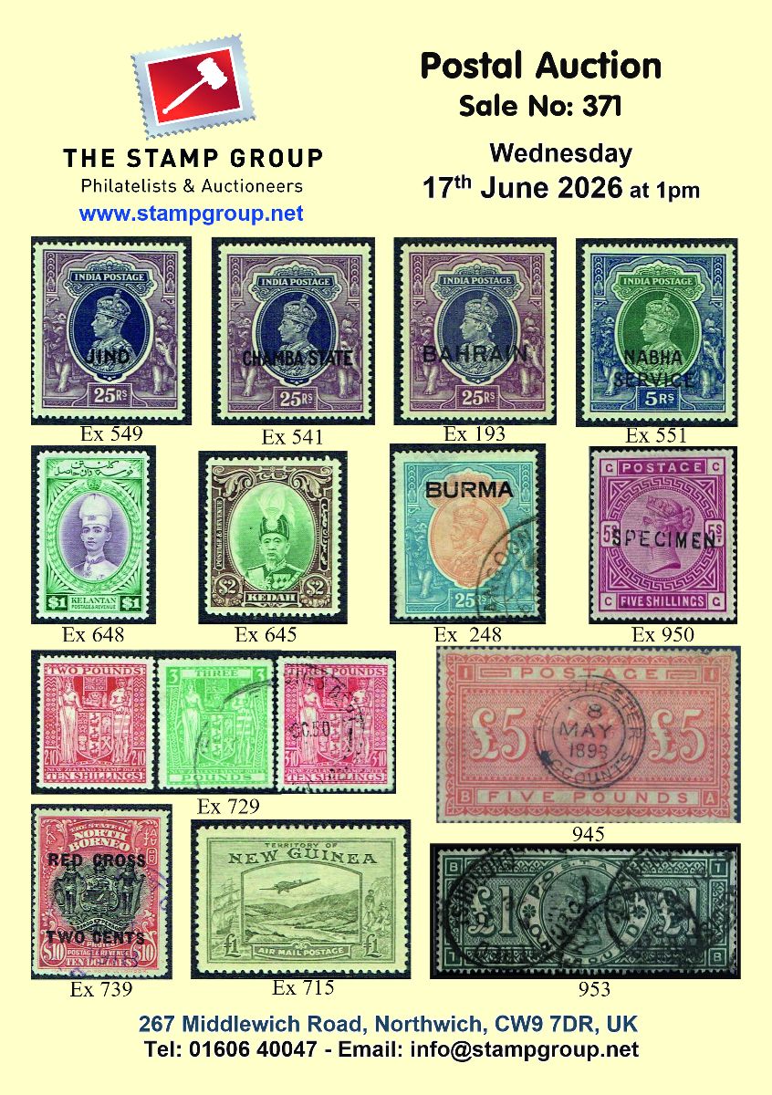 Click to view our next postal auction being held on Wednesday 17th June 2026 at 1pm.
