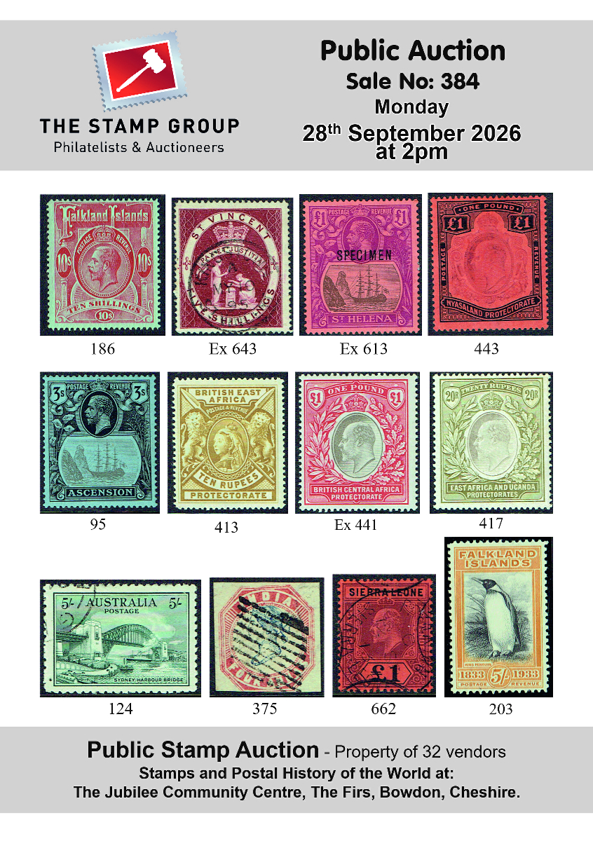 Click to view our next postal auction being held on Monday 28th September 2026 at 2pm.